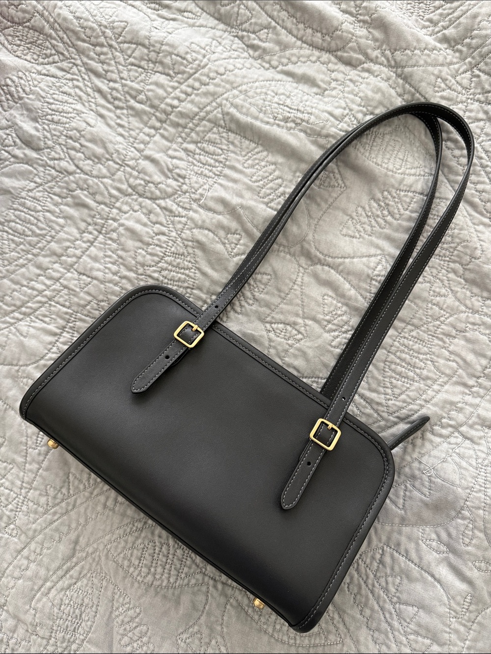 Coach swing zip double strap handbag - Picture 1 of 7